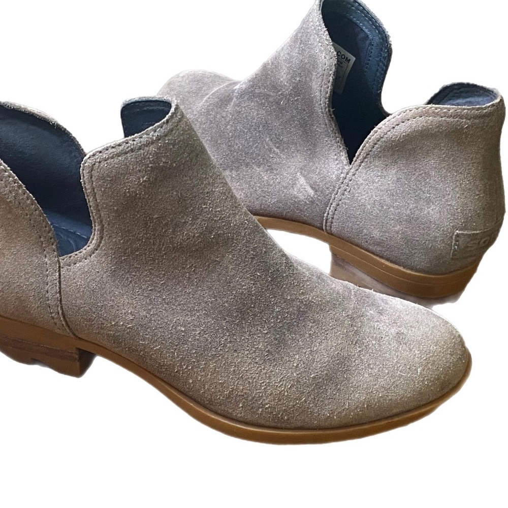 Sorel Taupe Suede Ankle Booties